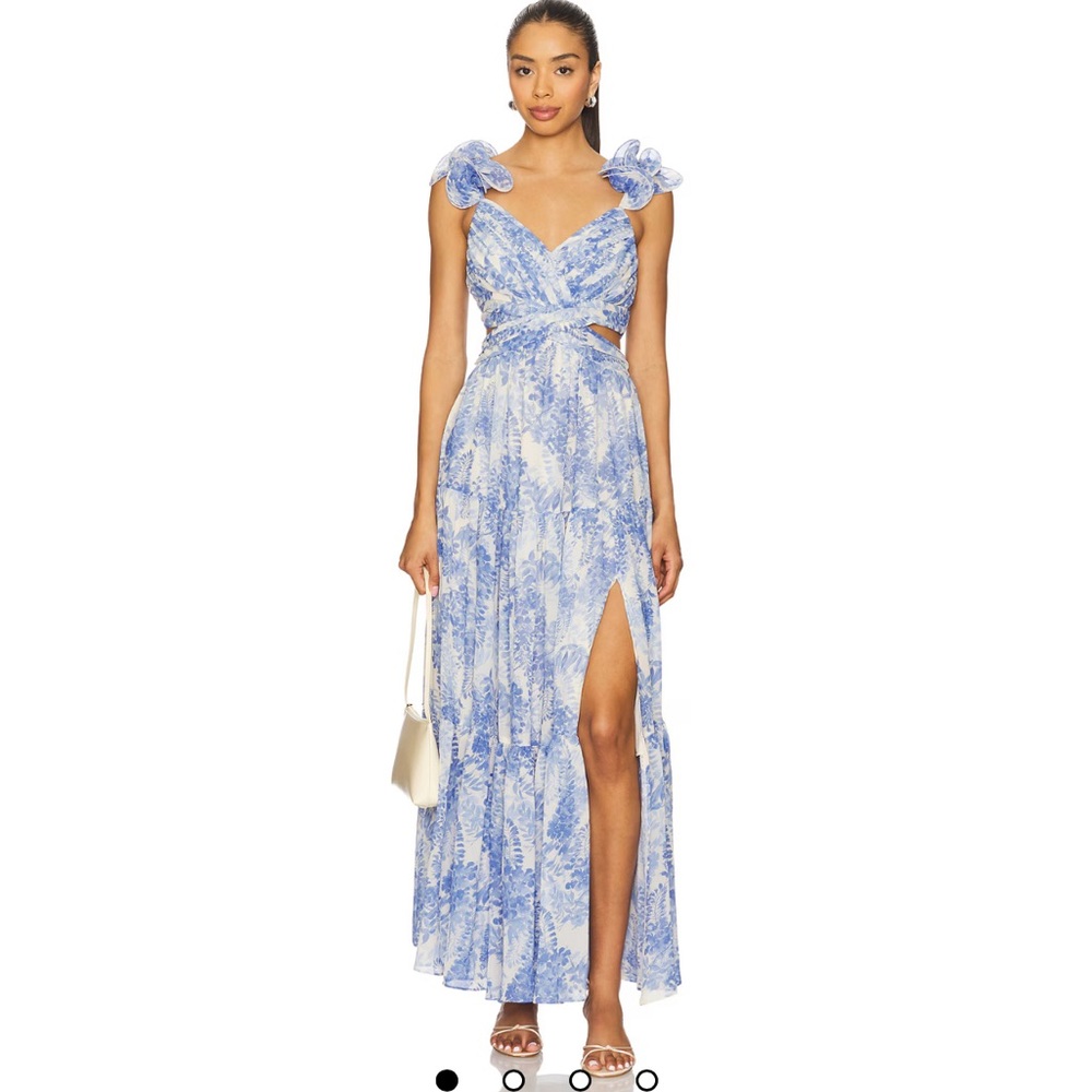 Astr the label Fritillaria Floral maxi dress